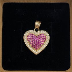 10kt Real Gold Heart Pendant 