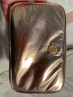 Tory Burch Virginia Metallic  Pink Gold Beltbag