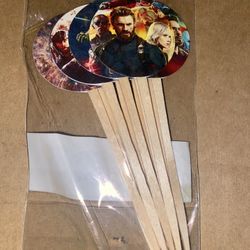 Avengers Infinity War Cupcake Toppers