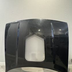 Dodge Challenger carbon fiber hood