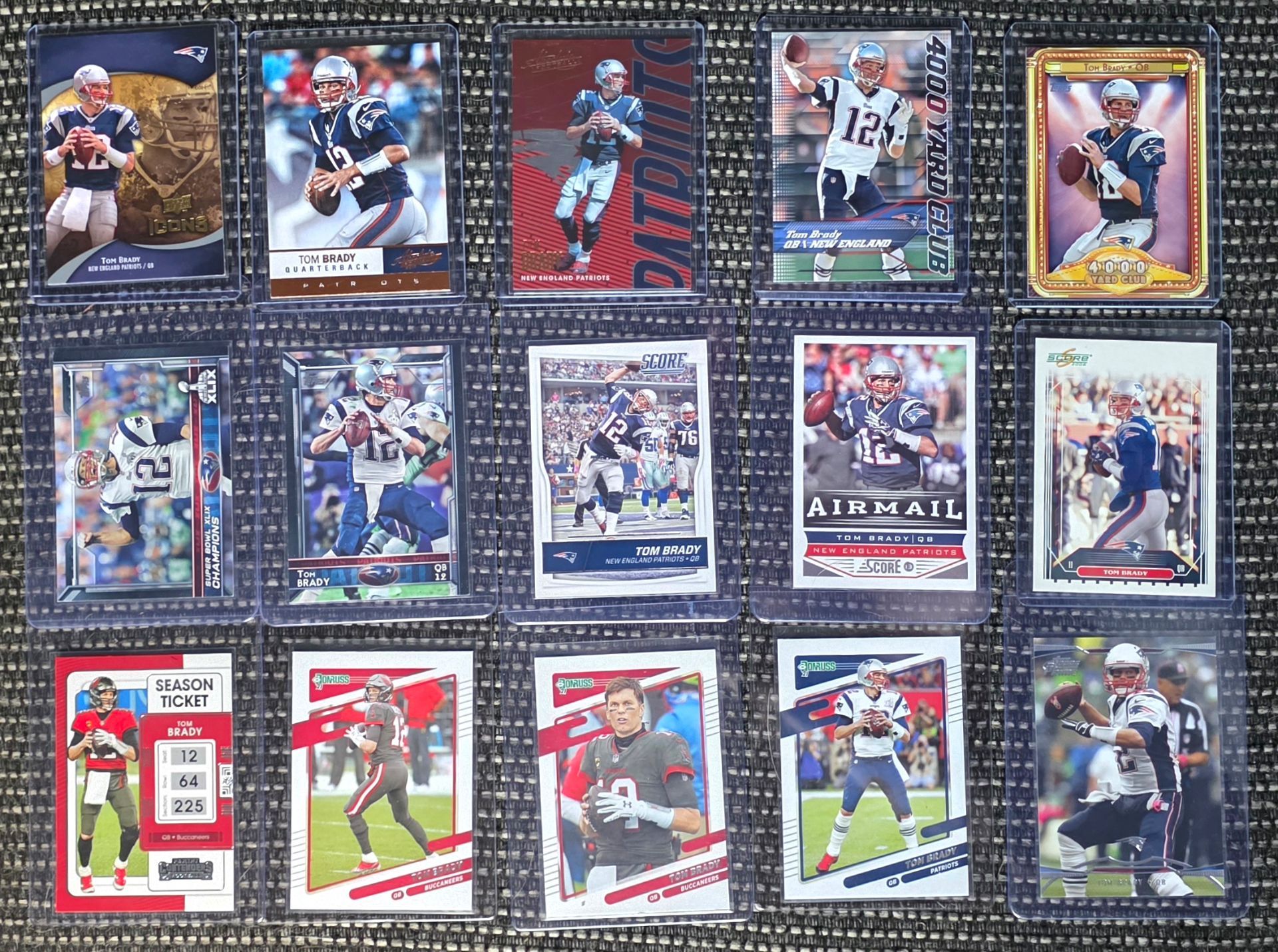Tom Brady Card Lot