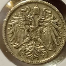 #281 Austra 1908 Coin 