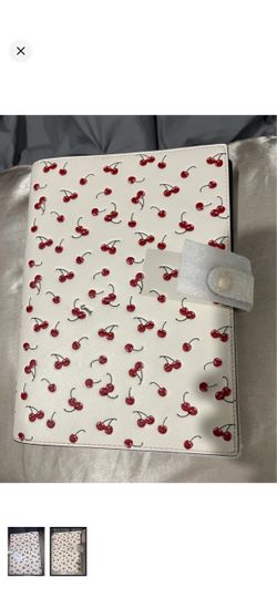Coach Cherry Design Notebook