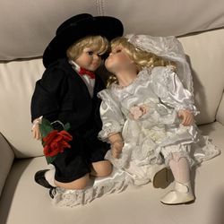New Weds porcelain dolls