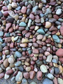 Half Yard of 3/4” Montana Rainbow River Rock – Unused