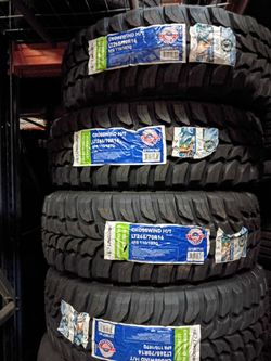 265/70R16 LT CROSSWIND MT new tires and for 4 llantas nuevas instaladas y balanceadas open day 7