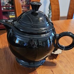 Fiesta Ware Black Tea Pot