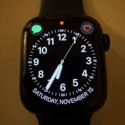 Apple Watch Series 7 (GPS, 45mm) Midnight Aluminum Case with Midnight Sport Band