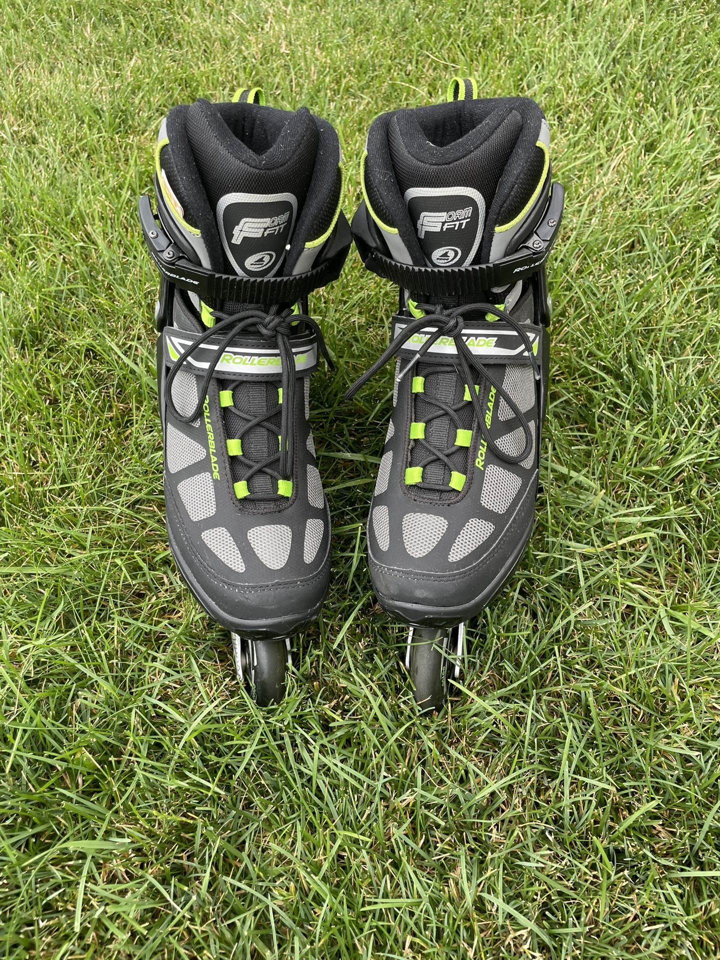 Rollerblade Men's Spark 80 Alu Black/Green Inline Roller Skate