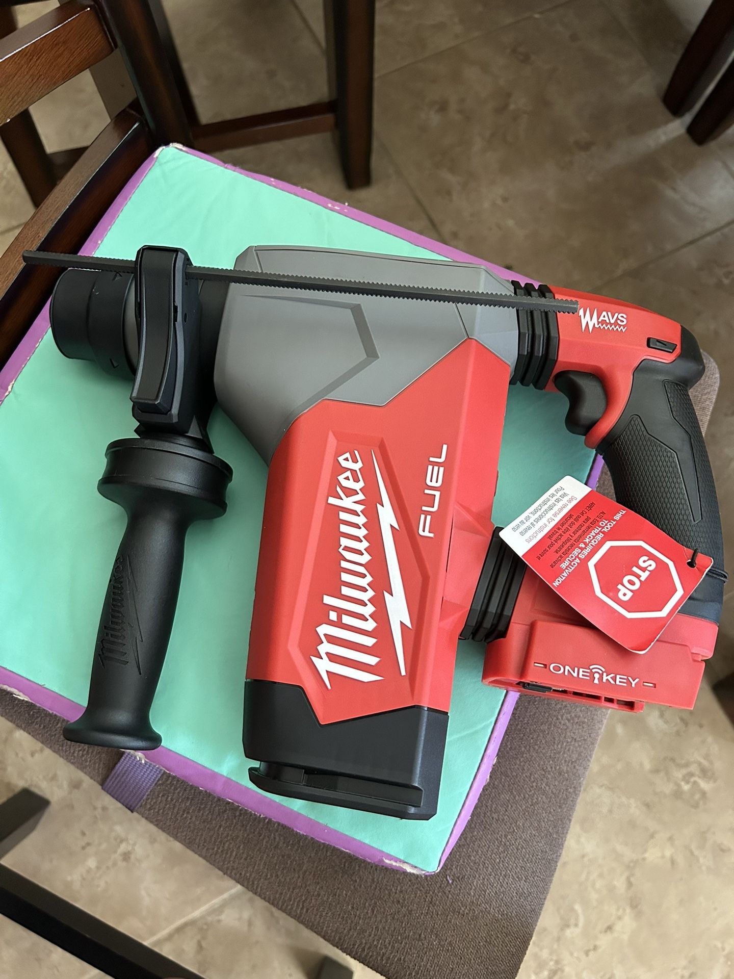 Milwaukee Fuel M18 1-1/8” SDs Plus Rotary Hammer Tool Only