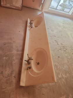 Double vanity top w backsplash!!!