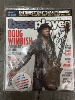Bass Player Oct 2017 Doug Wimbish Limited Edition with AUTO !
