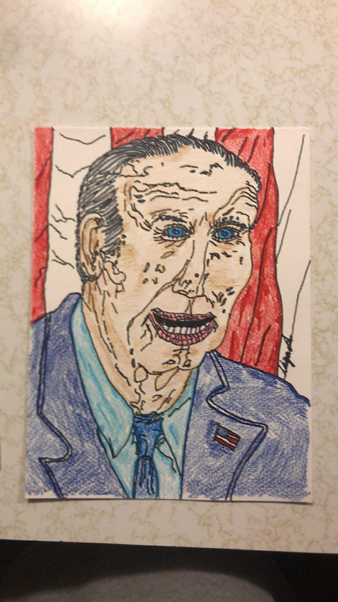 President Joe Biden Cartoon