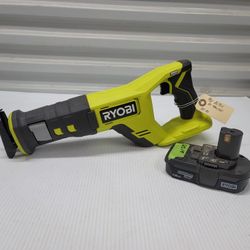 Ryobi reciprocating saw sawzall with battery 