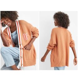 Aerie Oversized Varsity Cardigan