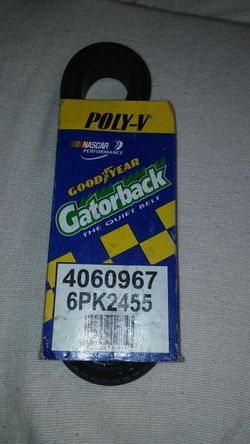 Goodyear gatorback quiet belt