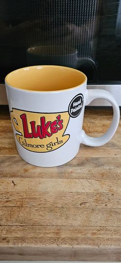 Luke's Diner Gilmore Girls Hand Painted Mug