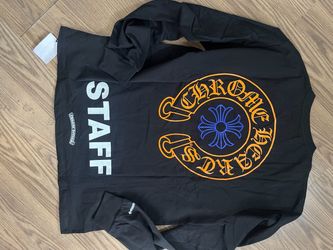Chrome Hearts Staff T-Shirt Black XL Long Sleeve pocket tee