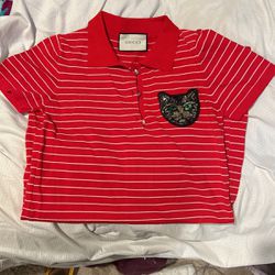 GUCCI Red Striped Women’s Dress Size Small