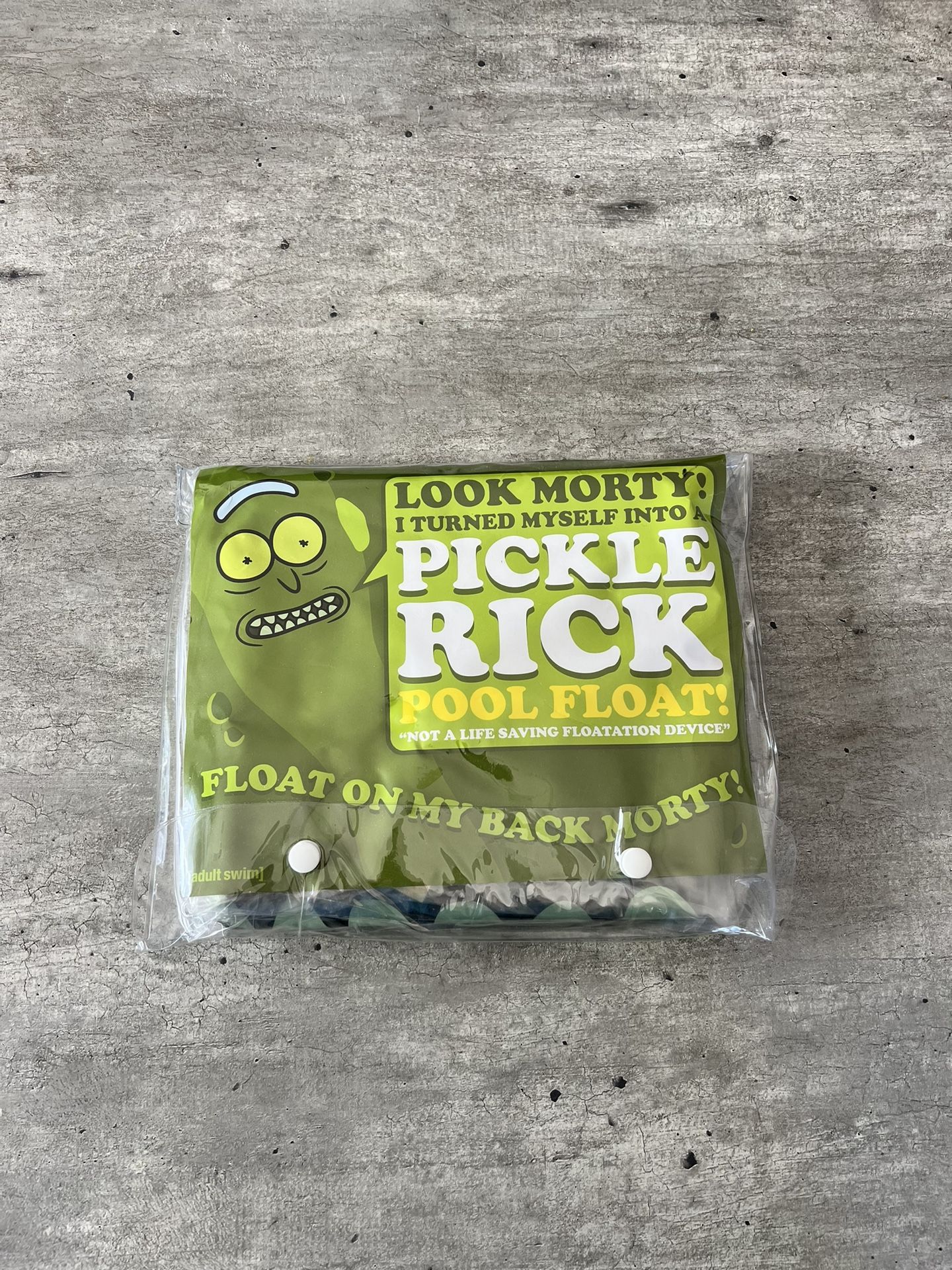 Rick And Morty Pickle Rick Pool Float Adult Swim SDCC 2024