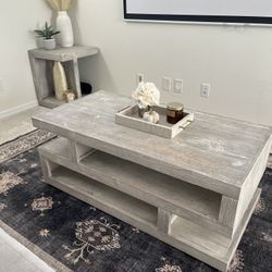 Coffee Table And 2 End Tables Set
