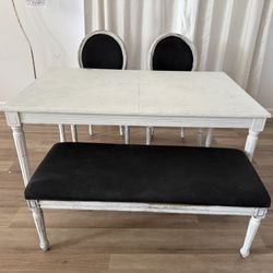 Black & White Dining Set - Pickup TODAY