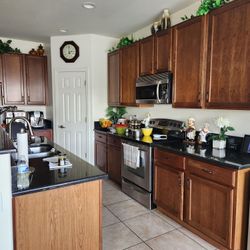 Kitchen and Master Bath Cabinets + Counter Tops