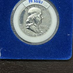 1963 Half Dollar Silver Coin PR 65/67 