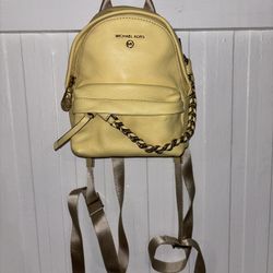Name Brand Yellow Backpack 