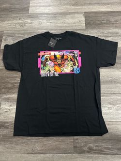 Men’s Marvel X-Men Wolverine shirt large Jim Lee card artwork