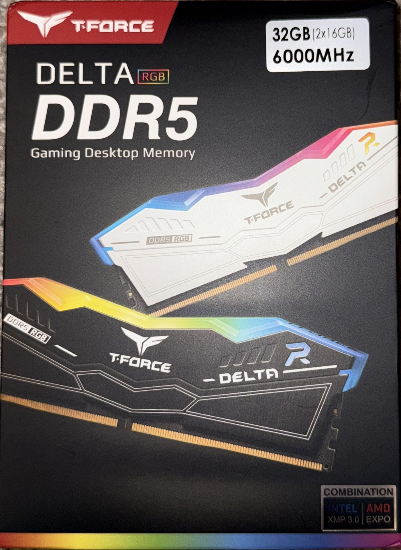 T-Force Delta DDR5 RAM 32gb (2x16)