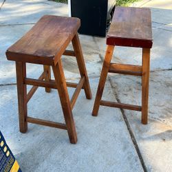 Wood Stools 
