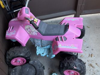 Fisher Price Power Wheels Atv Barbie
