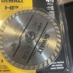 New Dewalt 4 1/2 General Purpose 