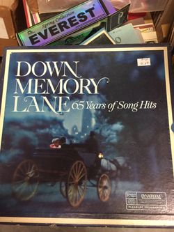 Down Memory Lane 65 years of Song Hits 10 Lp Set