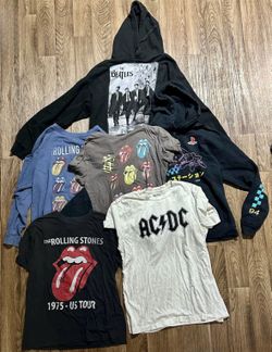 Graphic Band T-Shirts Hoodies Lot