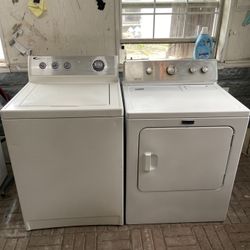 SUPER CAPACITY PLUS AMANA WASHER & MAYTAG ELECTRIC DRYER! BOTH RUN LIKE BRAND NEW & have been cleaned! WHIRLPOOL MANUFACTURES BOTH THESE!COME SEE BOTH