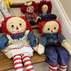 Raggedy Ann And Andy Dolls And More 