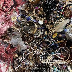 Huge Mixed Jewelry Lot - Mystery Box - Heavy!