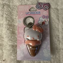 Hello Kitty Lipsmacker & Keychain