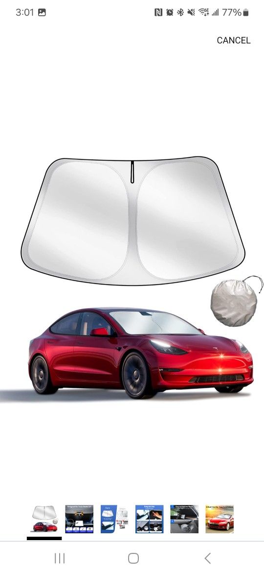 Tesla Model Y Window Cover