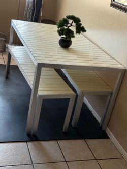 Out door dining table set