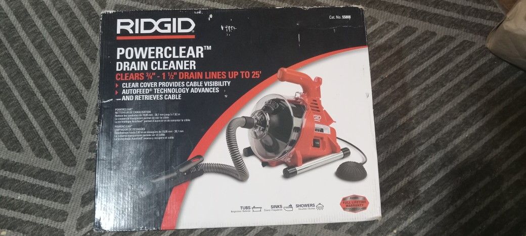 Rigid Power Clean Drain Cleaner