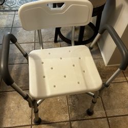 Shower Bench With Backrest/ Shower Chair With Backrest 