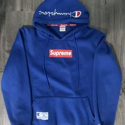 Supreme X Champion Collab Hoodie Fits Small