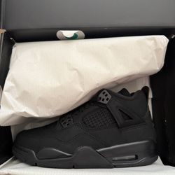 Nike Jordan 4 black cat Grade school 6Y