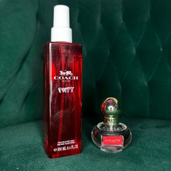 Coach Poppy Perfume + Fragrance Mist Bundle