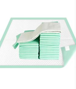Blue/ green bed pads