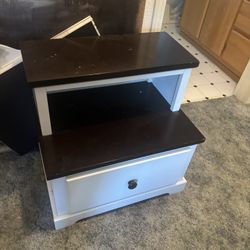 Wood Nightstand