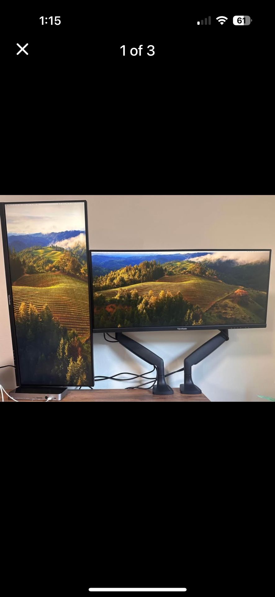 Viewsonic 34 Inch Ultra Wide Monitor